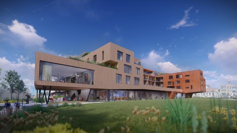 Vizualizácia projektu Severin Residence & Shopping Centre