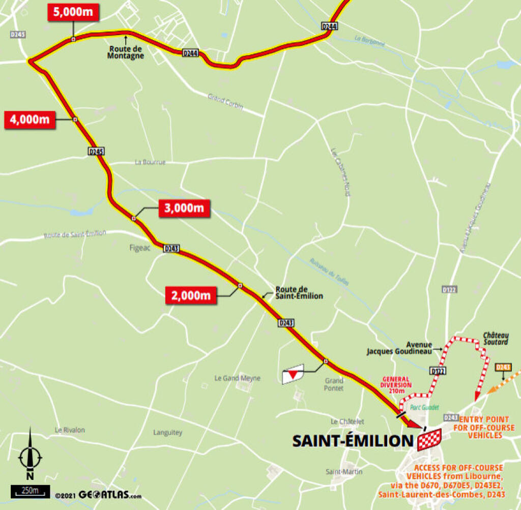Detaily 20. etapy Tour de France 2021 LIBOURNE - SAINT-EMILION (časovka jednotlivcov)