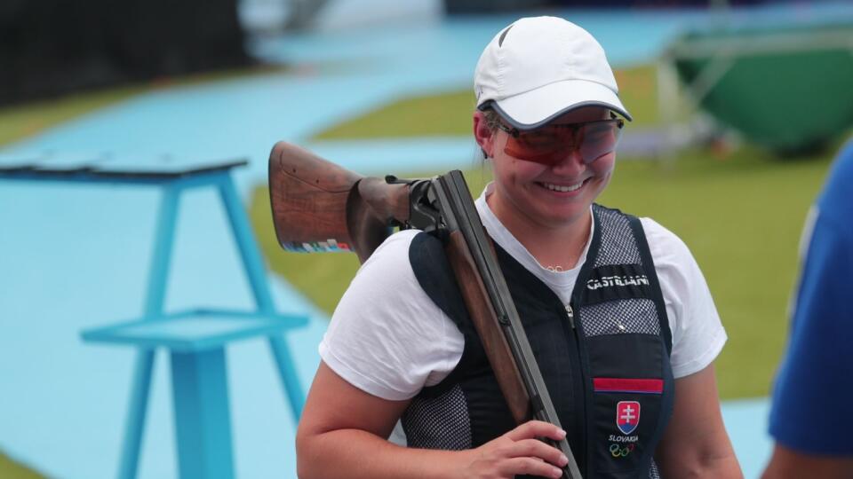 Úsmev na tvári, ale aj slzička šťastia. Hocková postúpila do finále skeetu na olympiáde.