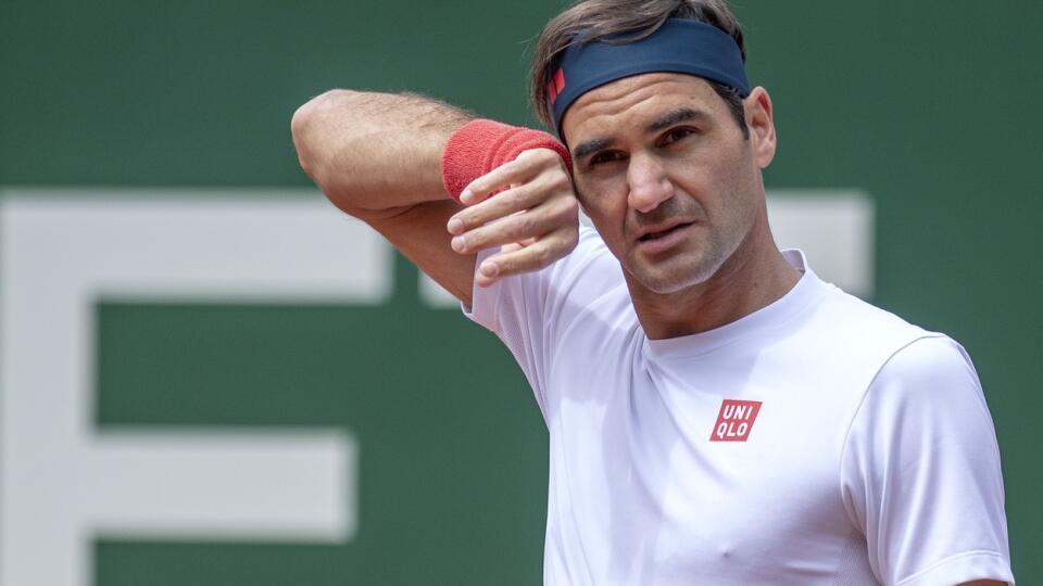 Roger Federer sa pripravuje na turnaj v Ženeve.