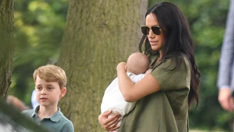 Meghan Markle a princ Archie.