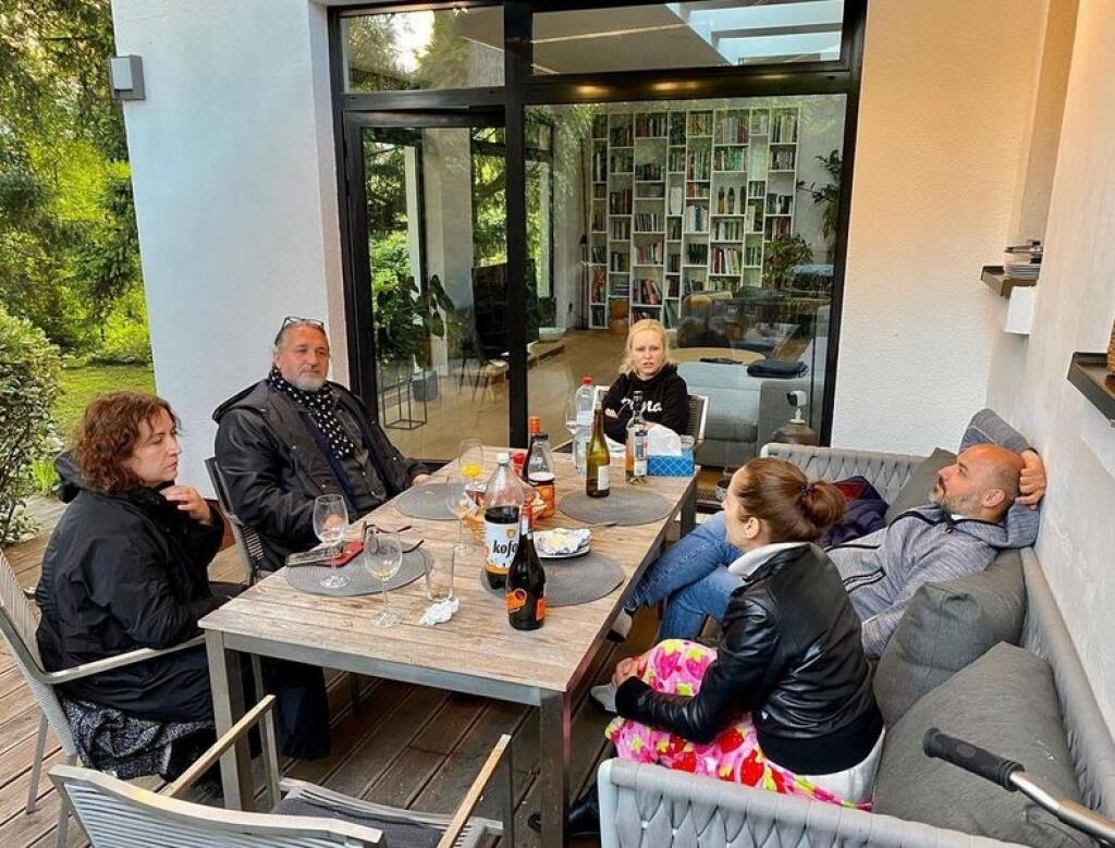 Terasa domu je jedným z najobľúbenejších miest samotnej Michaely Čobejovej.