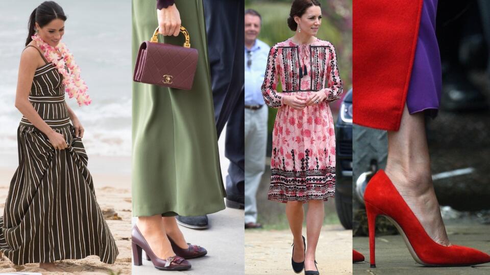 Módne trendy na leto podľa Meghan Markle a Kate Middleton.