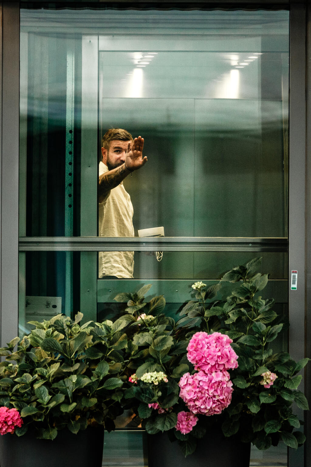 Na snímke Michal Navara v budove Privatklinik Döbling vo Viedni, pôrodnica, ktorú si vybrala bývalá slovenská tenistka Dominika Cibulková pre pôrod svojho prvého syna Jakuba.