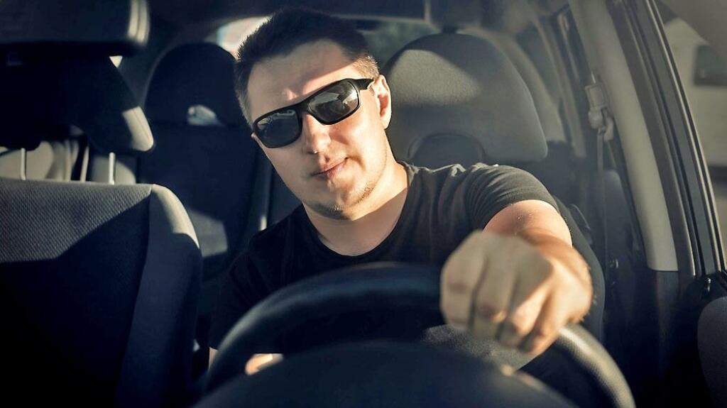 His driver