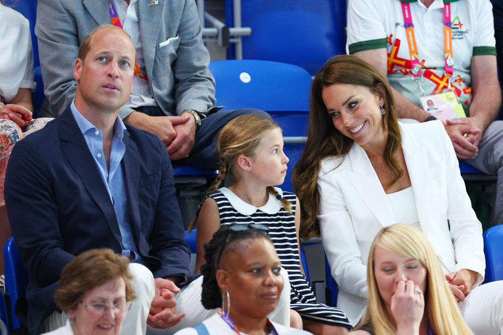 Princ William s manželkou Kate zobrali dcérku Charlotte na Hry Commonwealthu