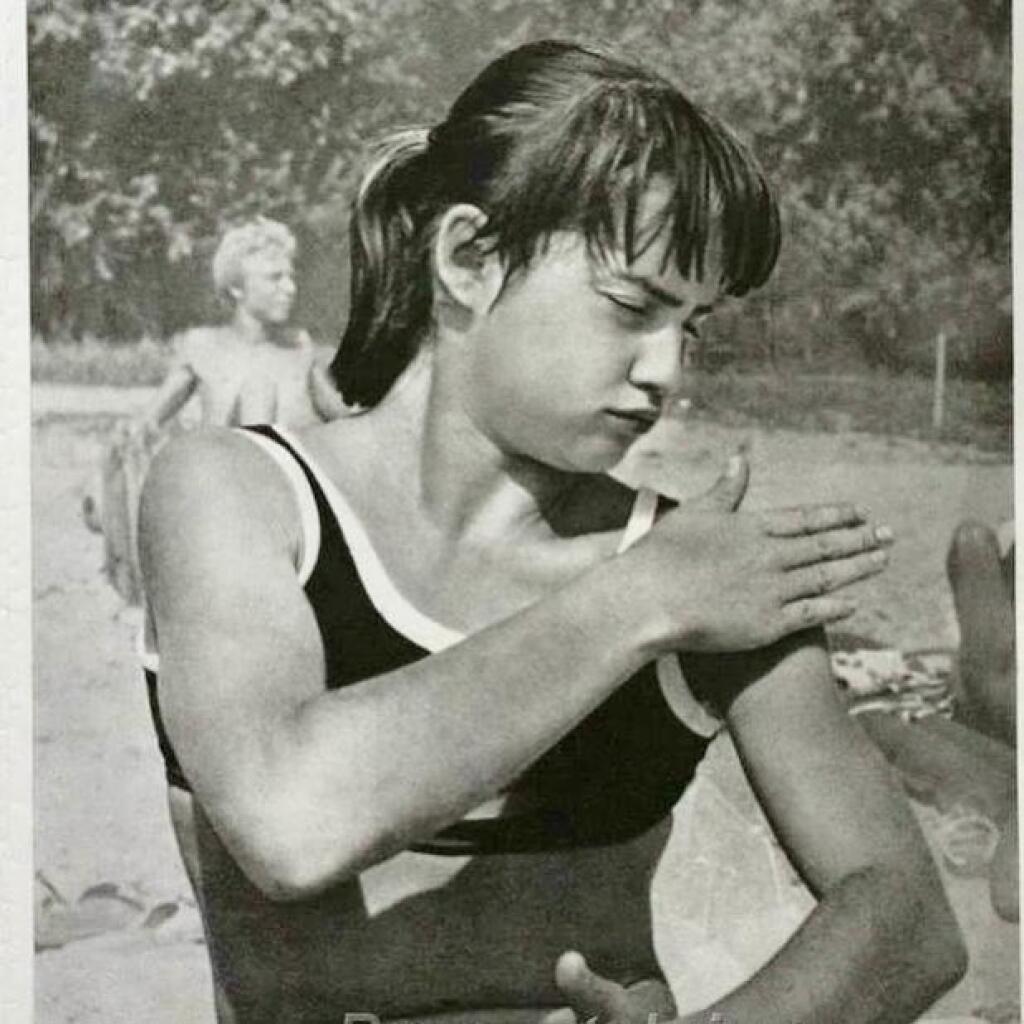 Nadia Comaneciová na rodinnej dovolenke.