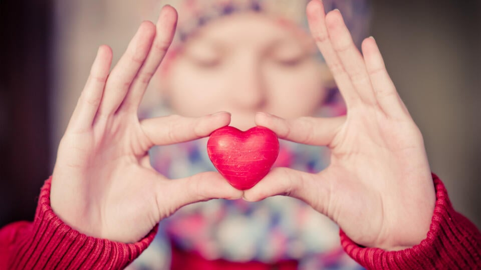 Heart,Shape,Love,Symbol,In,Woman,Hands,With,Face,On