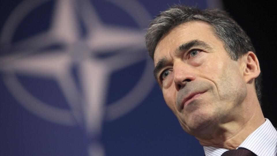 NATO Secretary General Anders Fogh Rasmussen addresses the media at NATO headquarters in Brussels, Friday Dec. 4, 2009. NATO Secretary General Anders Fogh Rasmussen said Friday the allies will prevail in their bid to stabilize Afghanistan but only if they answer President Barack Obama's call for more allied troops on the ground. (AP Photo/Geert Vanden Wijngaert)