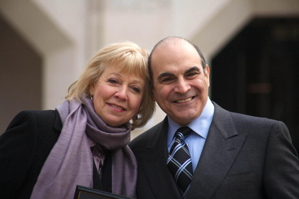 David,Suchet a jeho manželka Sheila