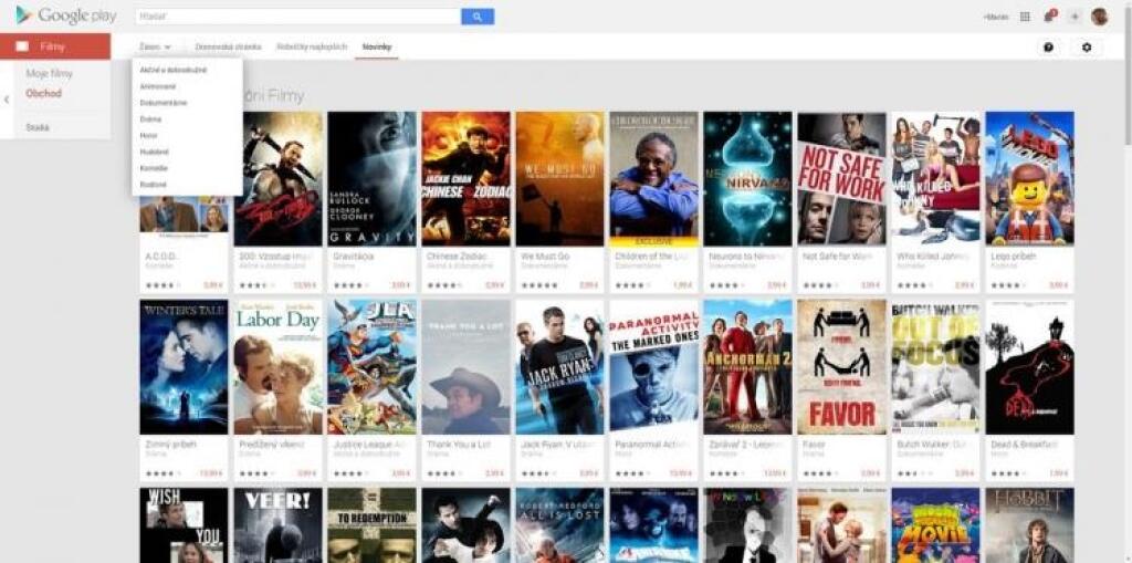 Google spustil požičiavanie a predaj filmov aj na Slovensku