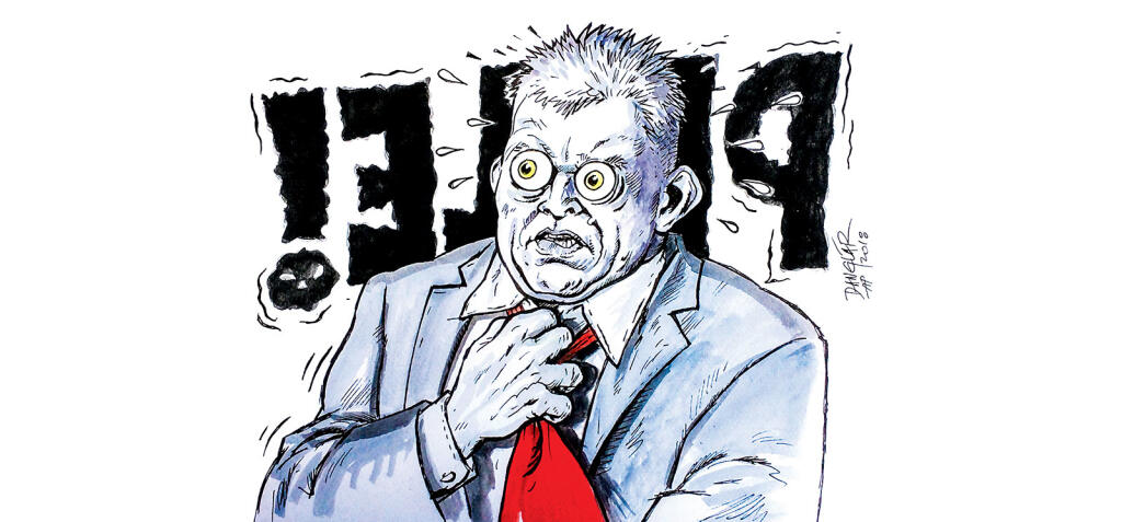 Fico v strachu z Pellegriniho pôsobí komicky a šliape si po jazyku