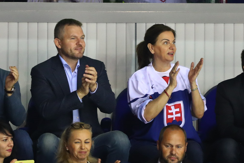 Slovákom fandil aj premiér Peter Pellegrini a Monika Beňová.