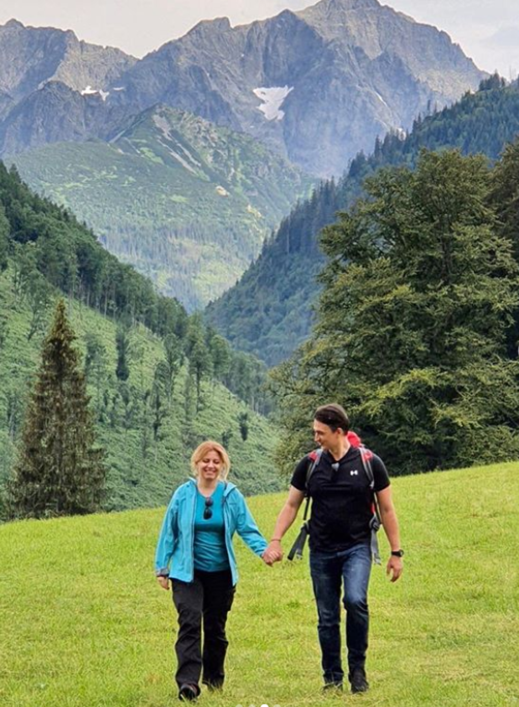 Zuzana Čaputová na dovolenke v Tatrách.