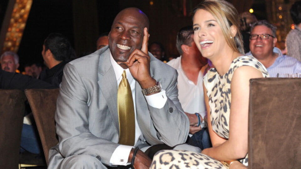 Michael Jordan s manželkou Yvette.