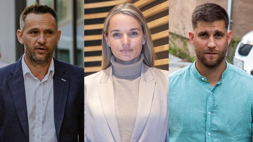 Ján Krošlák, Romana Tabák, Martin Kližan.