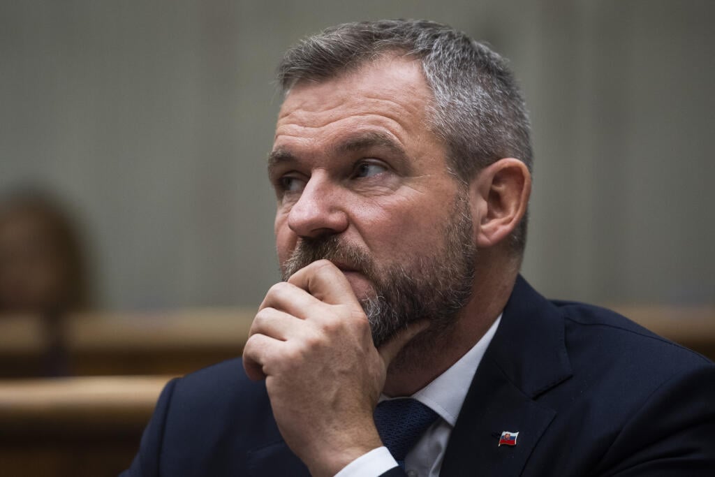 Na snímke poslanec Národnej rady (NR) SR Peter Pellegrini (Hlas-SD) počas rokovania na 72. schôdzi parlamentu v Bratislave 27. septembra 2022. FOTO TASR - Jaroslav Novák