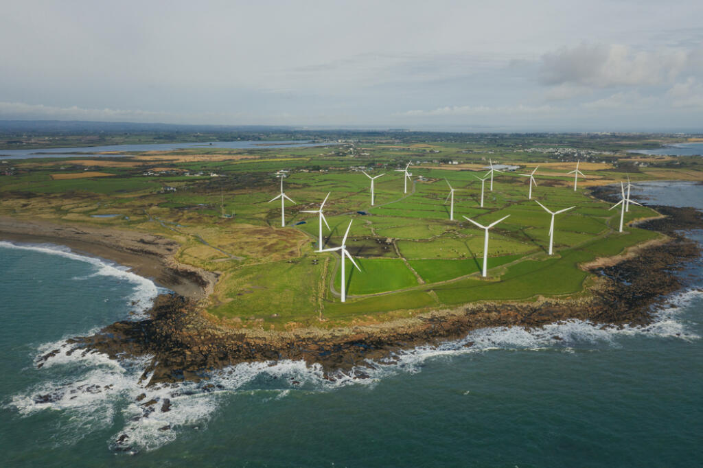 Nethertown,,Co.,Wexford,,Ireland,-,December,2020:,Aerial,View,Of