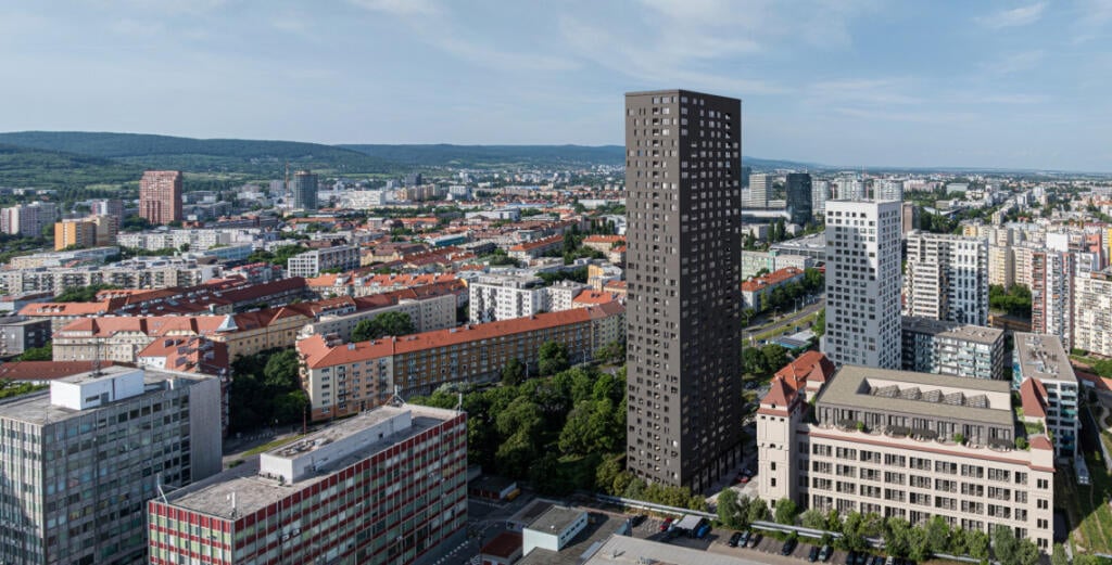 Veža Danubius Two bude s výškou 118 metrov druhou najvyššou rezidenčnou budovou v Bratislave.