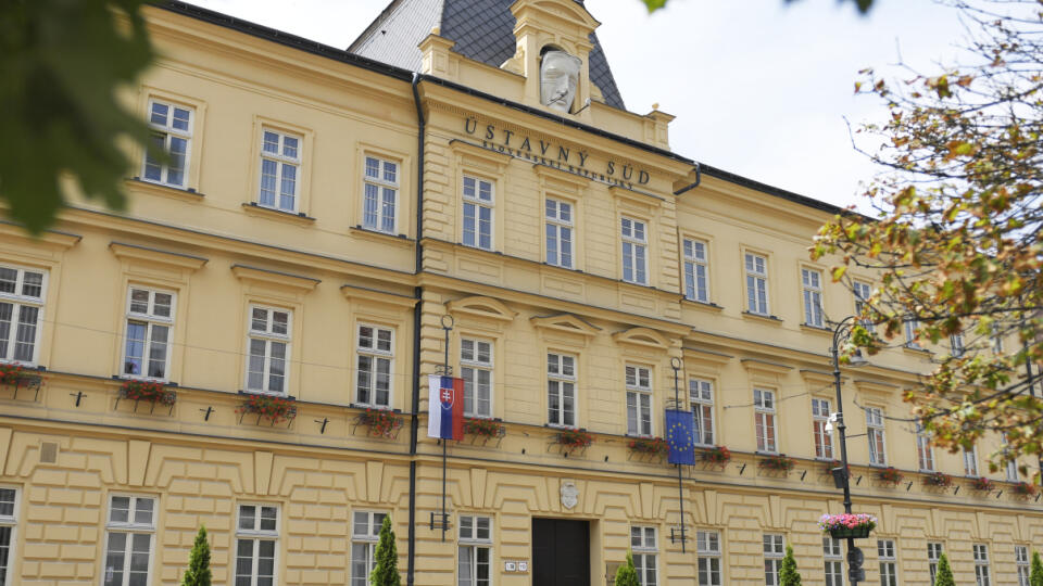 Na snímke budova Ústavného súdu Slovenskej republiky v Košiciach 21. júna 2023. FOTO TASR - František Iván