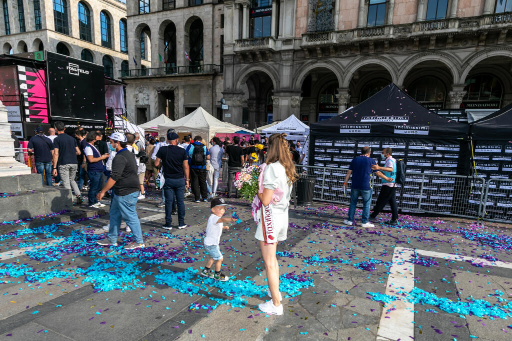 Katarína zavítala na záver Giro d'Italia aj so synčekom Marlonom.