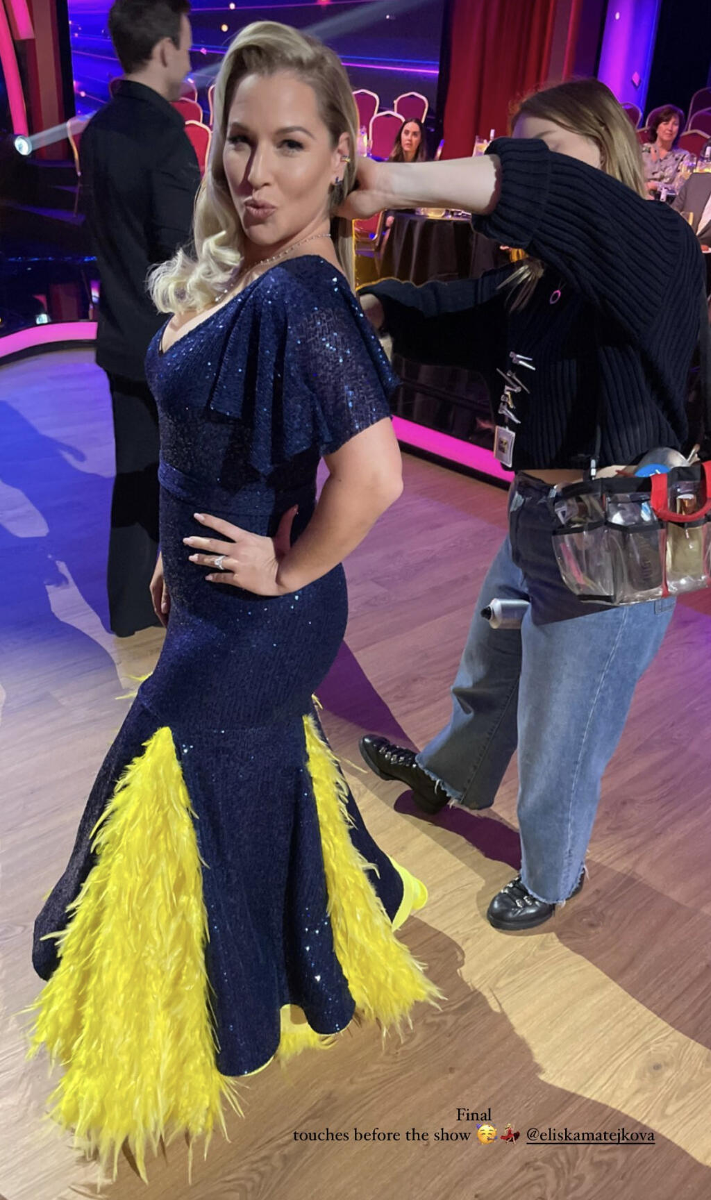 Takýmto parádnym outfitom sa Dominika predviedla pri svojej premiére v Let's Dance.