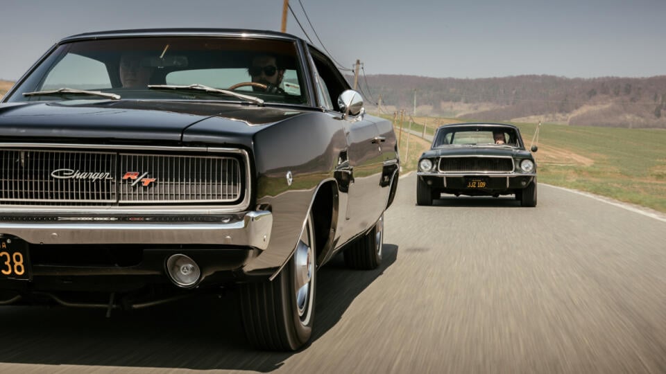 Ford Mustang Bullitt , Dodge Charger R/T