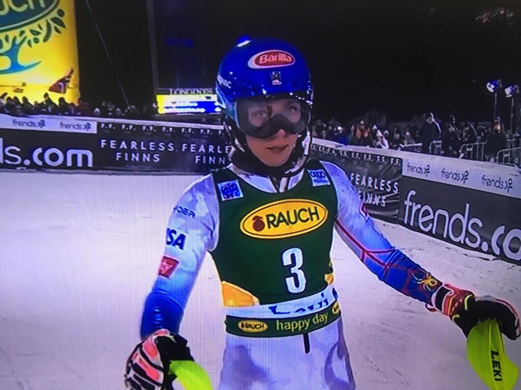 Shiffrinová síce ako predposledná predskočila svoje súperky, ale Vlhová predviedla famóznu jazdu, ktorou Američanku odsunula na 2. miesto.