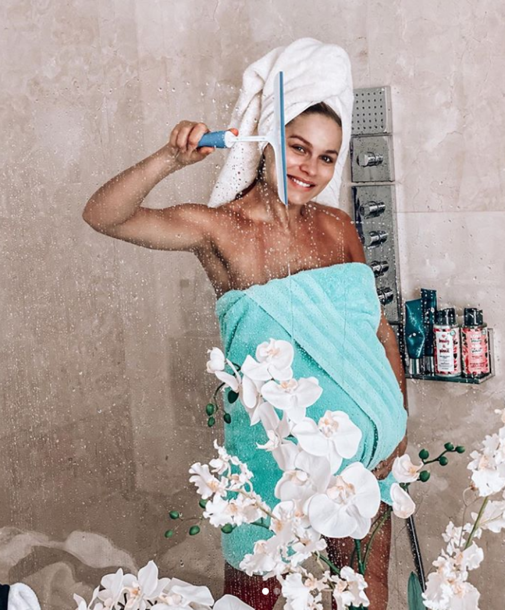 Ivana sa snažila udržiavať v kondícii aj počas tehotenstva.