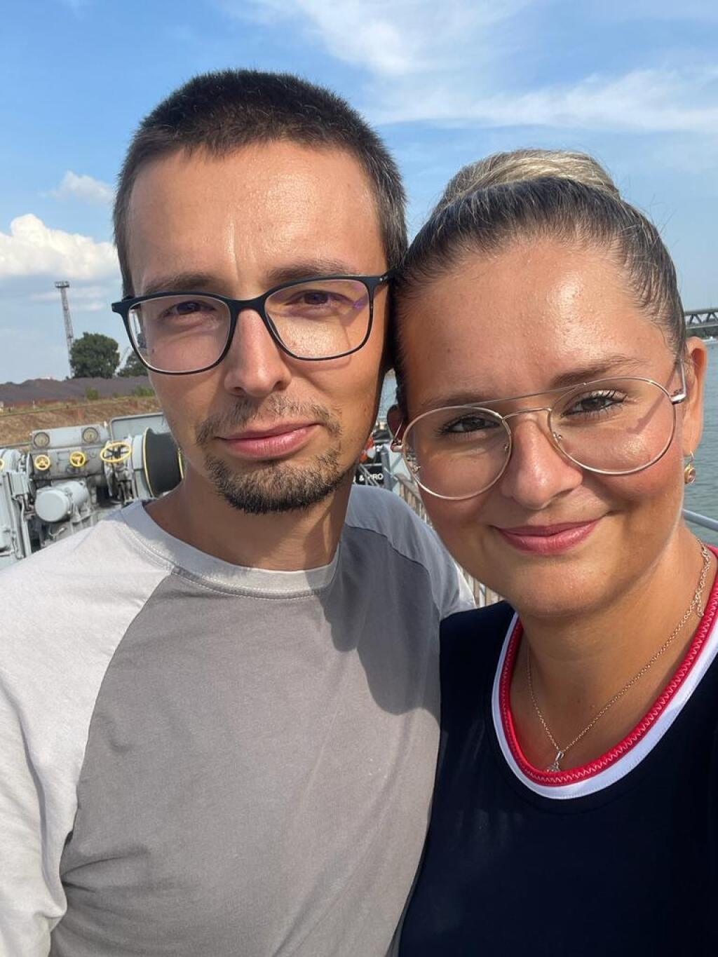Monika Pajtinková s manželom.