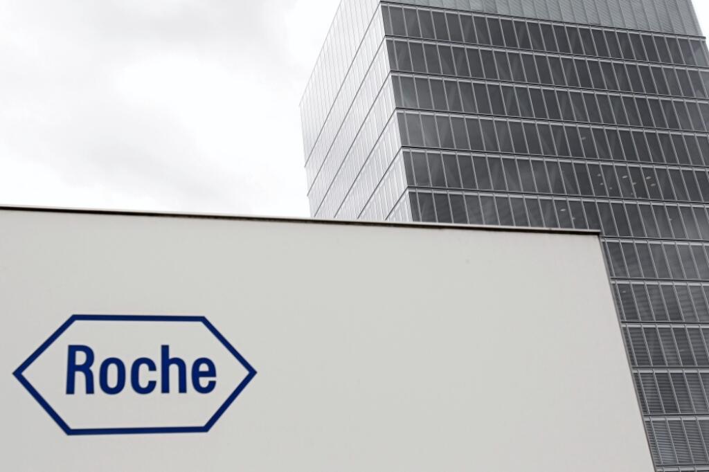 FILE - In this June 6, 2011 file picture, the logo of Swiss drugmaker Roche is photographed in Rotkreuz, Switzerland. Roche Holding AG .  Swiss pharmaceutical company Roche says it will buy InterMune, Inc., a California-based developer of treatments for lung diseases, in a deal worth US $8.3 billion. Roche said SundayAug. 24, 2014  the companies have reached an agreement under which Roche will acquire InterMune in an all-cash transaction, with Roche paying US$ 74.00 per InterMune share. That’s a