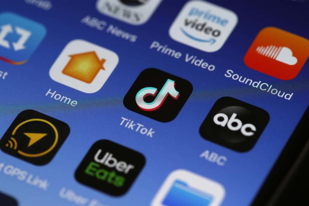 SAN ANSELMO, CALIFORNIA - NOVEMBER 01: In this photo illustration, the Tik Tok app is displayed on an Apple iPhone on November 01, 2019 in San Anselmo, California. The Committee on Foreign Investment in the United States (CFIUS) has started a national security investigation of social media app TikTok after Beijing ByteDance Technology Co acquired U.S. social media app Musical.ly for $1 billion. (Photo Illustration by Justin Sullivan/Getty Images)