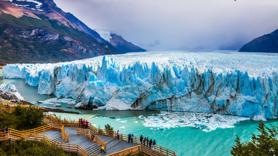 Ľadovec Perito Moreno, Argentína.