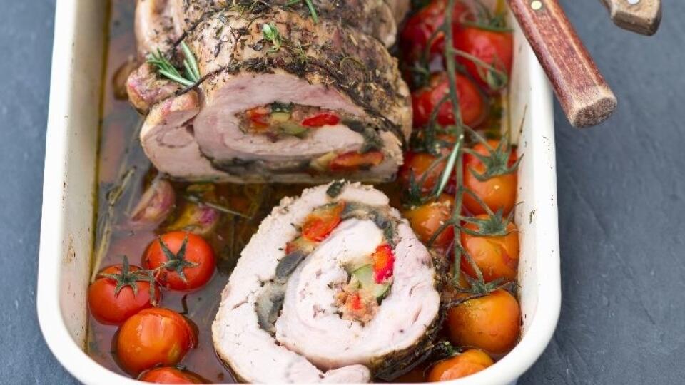 Bravčová s ratatouille a bylinkami