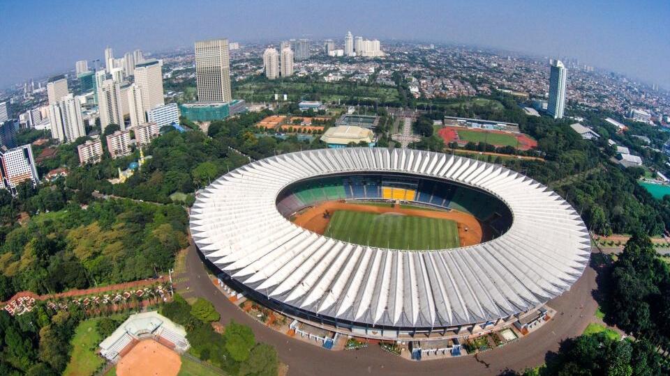 19. Gelora Bung Karno Stadium – 88 306 Domáci stánok indonézskej futbalovej reprezentácii v Jakarte. Domáce mužstvo je Persija Jakarta.