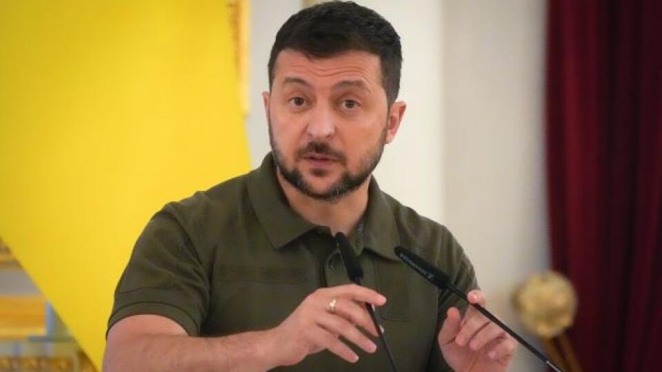 Ukrajinský prezident Volodymyr Zelenskyj.