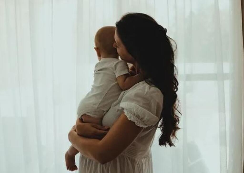 Soňa Skoncová so synom.