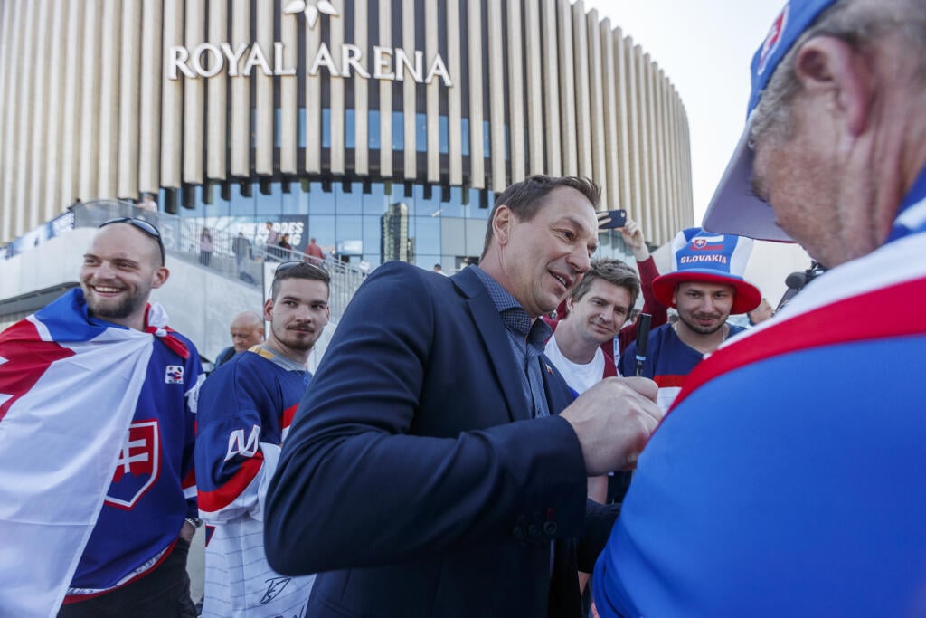 Peter Bondra na MS v Kodani.