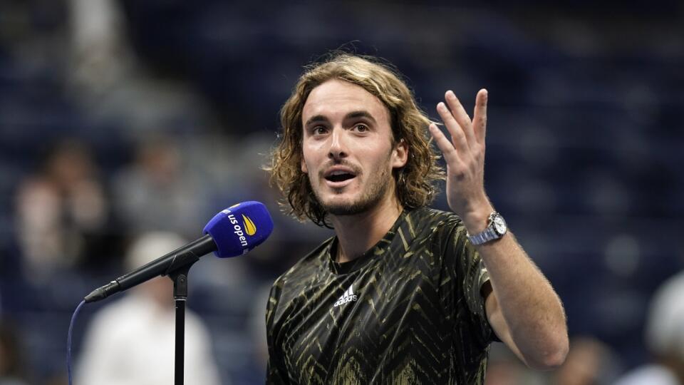 Na snímke grécky tenista Stefanos Tsitsipas.