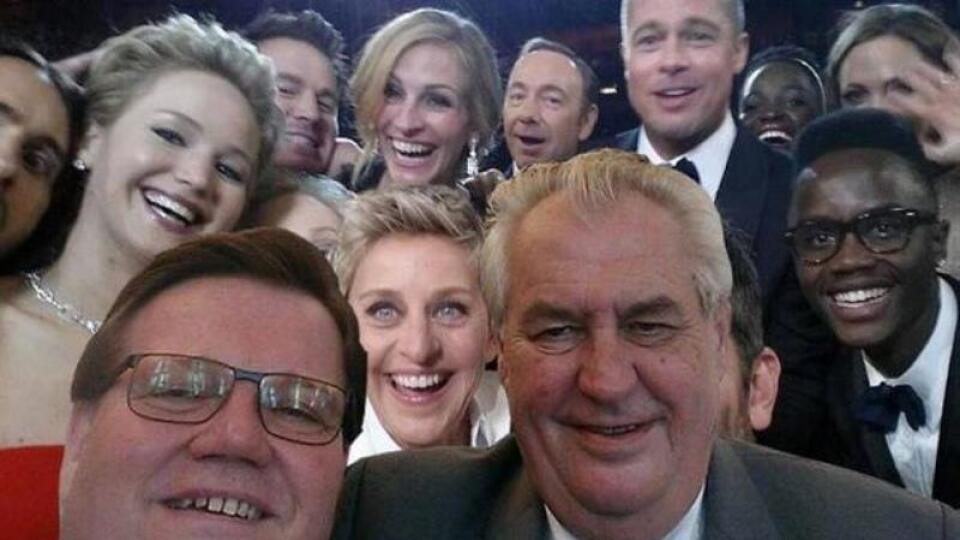 Škromach, Zeman a hollywoodske celebrity.