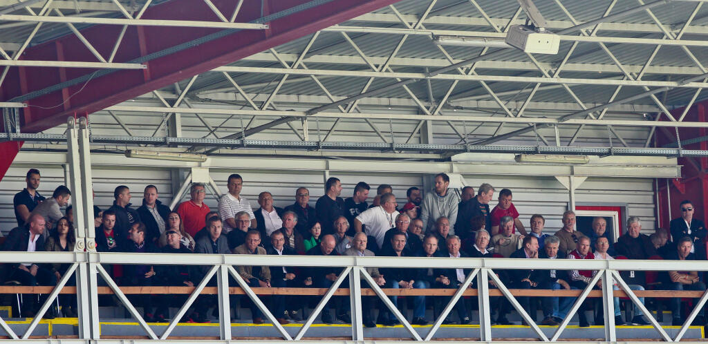 Na snimke VIP zona pocas zapasu 25. kola Fortuna ligy medzi FC Spartak Trnava a SK Slovan Bratislava.
