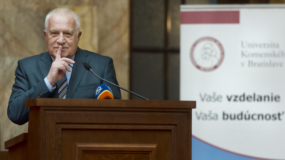 bývalý český prezident Václav Klaus