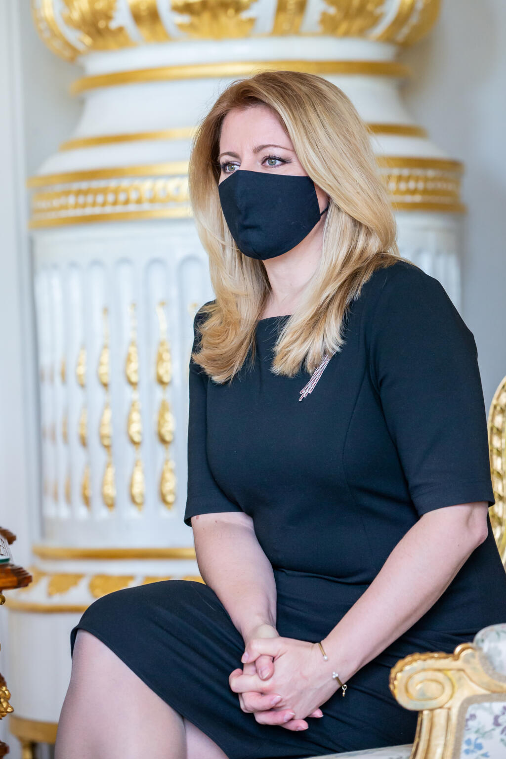 Na snímke je Zuzana Čaputová v Prezidentskom paláci v Bratislave.