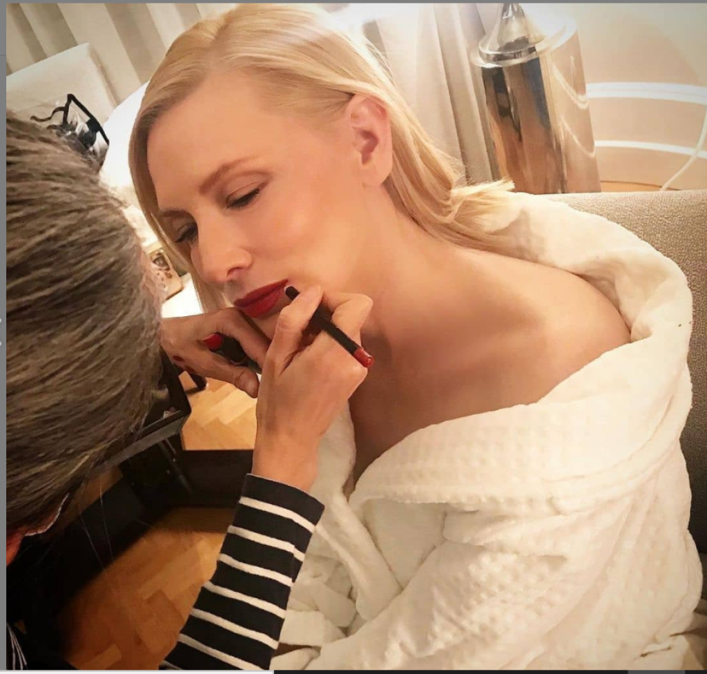 Cate Blanchett ukázala prípravy na fotenie.
