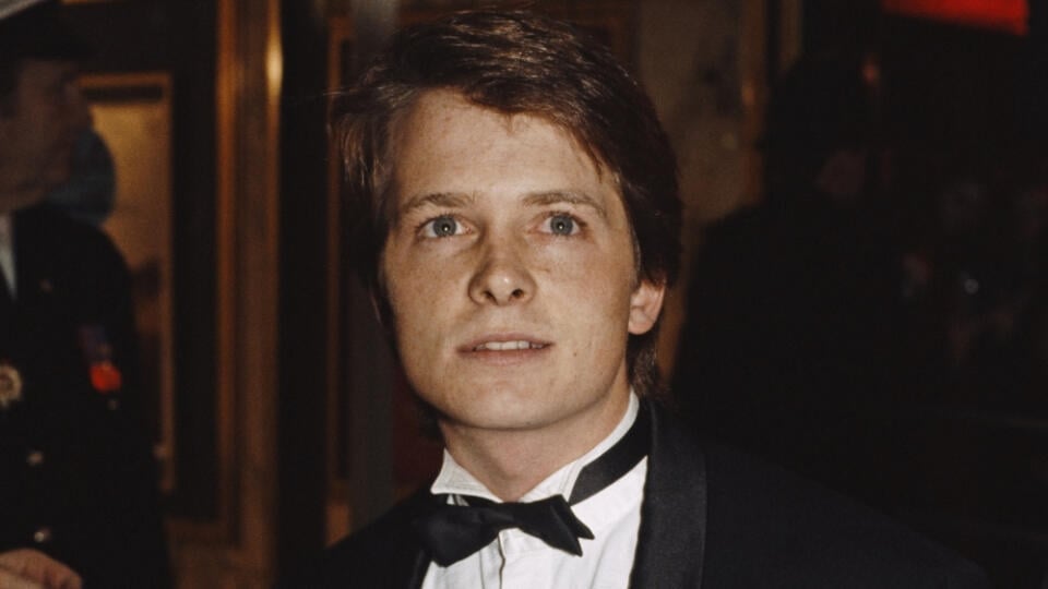 Michael J. Fox na fotke z roku 1985