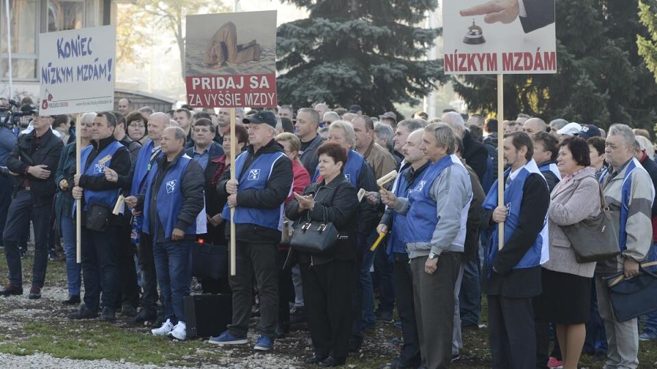 SR Košice OZ KOVO Mzdy Vyššie Kampaň KEX