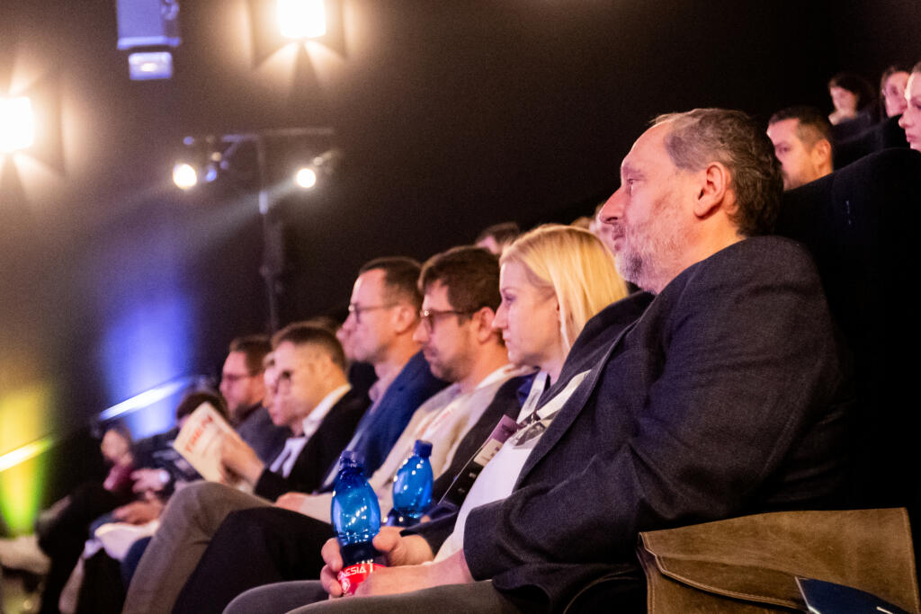 Konferencia Mediálne trendy 2025 v multikine Cinema City v nákupnom centre Eurovea. 