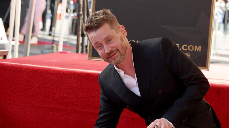 Macaulay Culkin pri svojej hviezde na hollywoodskom Chodníku slávy