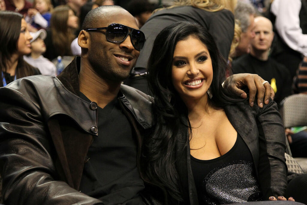 Kobe Bryant s manželkou Vanessou.