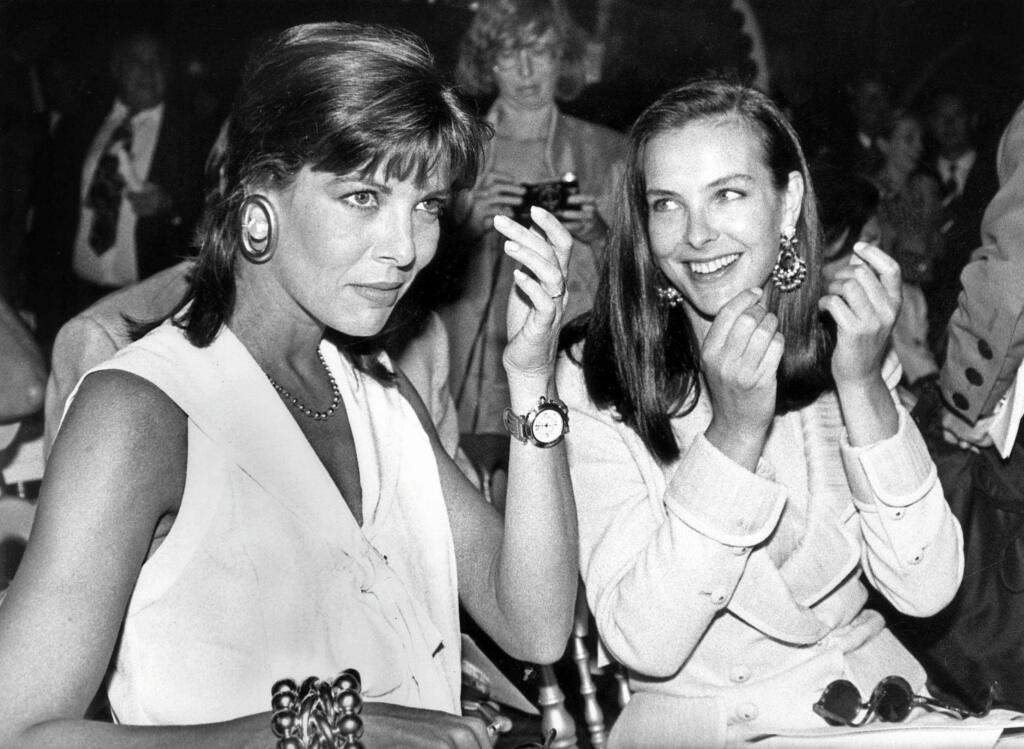 Bride's Bride: Princess Caroline, who is left, and actress Carole Bouquet are known for 30 years. Your children now get married.